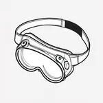 round flight goggles image